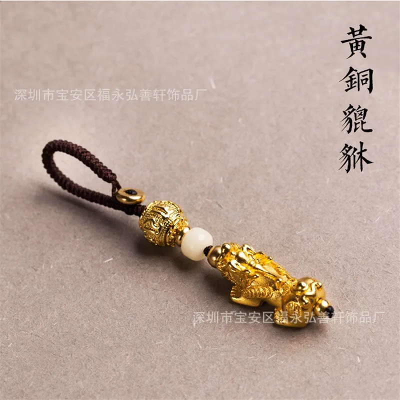 Латунный Мини Ретро Храбрый солдат из чистой меди lucky дикий зверь