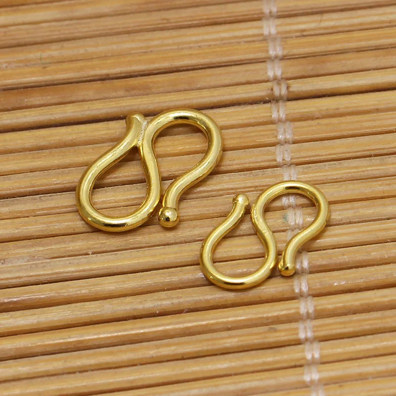 Высококачественная застежка из стерлингового серебра 925 пробы с разъемом для