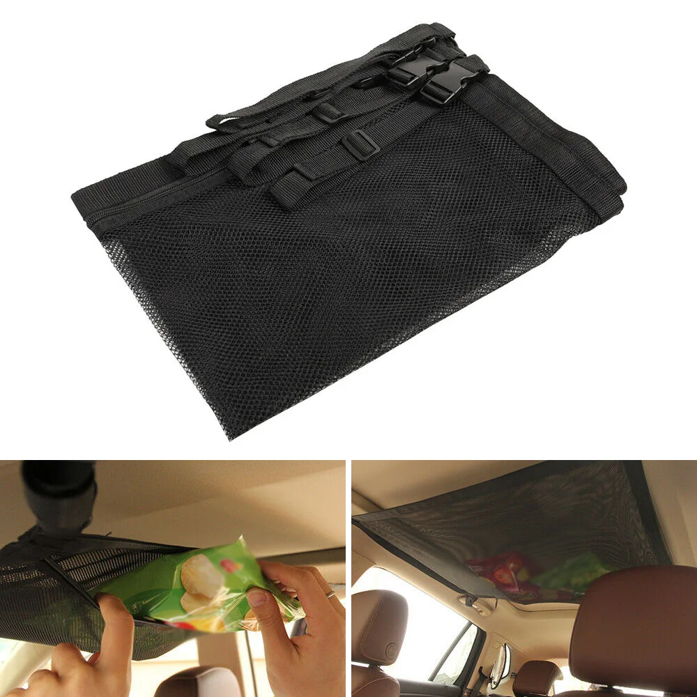 

78*53cm Storage net Cargo Net Polyester 4 snaps Bag Car Large Capacity