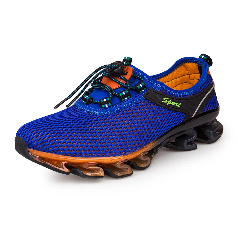 

Running Shoes for Men Antiskid Damping Cool Outsole Walking Trekking Leisure Summer Running Zapatills Sneakers New Blade
