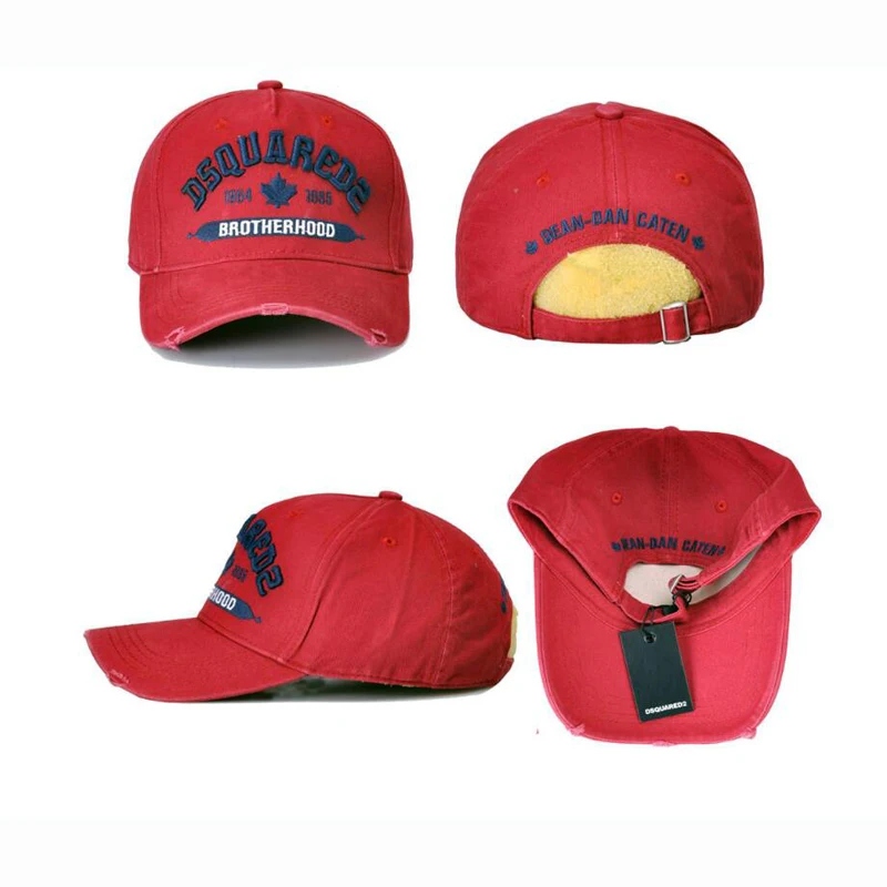 

New Fashion Embroidery DSQICOND2 Cap 100% Cotton Casquette Hat Dad Hip Hop Baseball Cap Snapback Hat Cap for Man Woman Hat