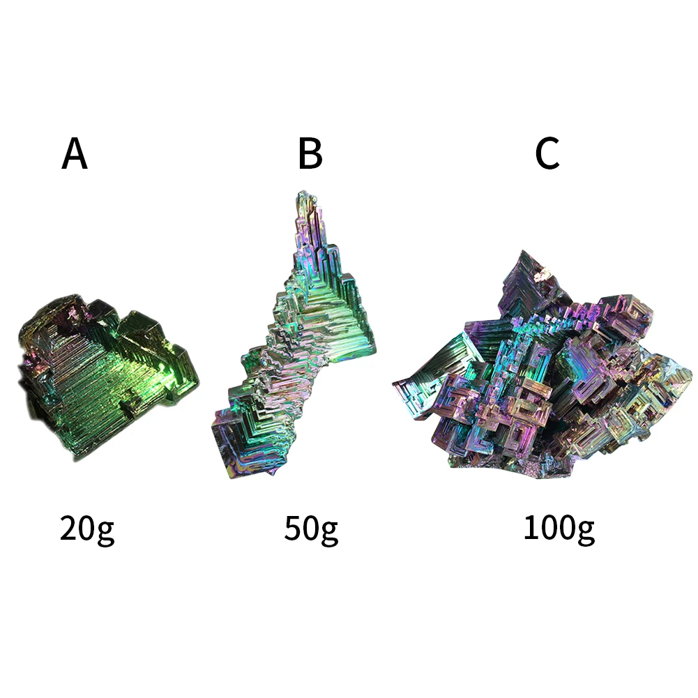 1 шт. необычный редкий Радужный Титан покрытый бисмутом драгоценный камень