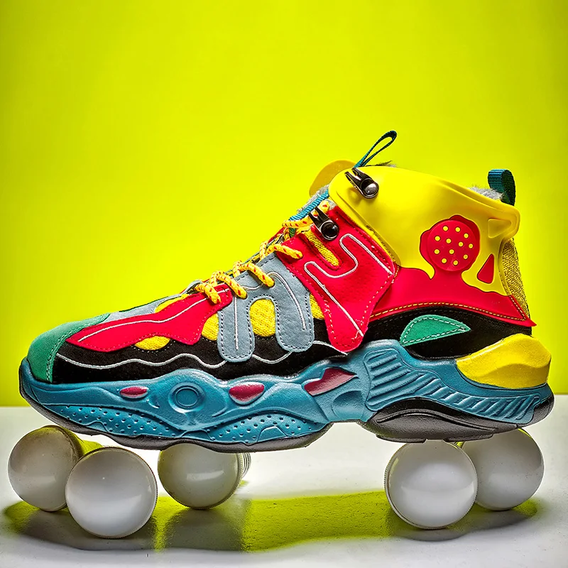 Мужские высокие кроссовки теплые меховые ботинки повседневная обувь разные