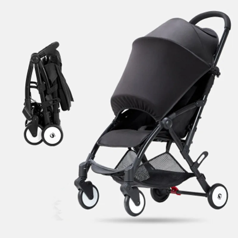 Baby stroller can sit and lie super light portable folding simple baby umbrella car on the plane child stroller