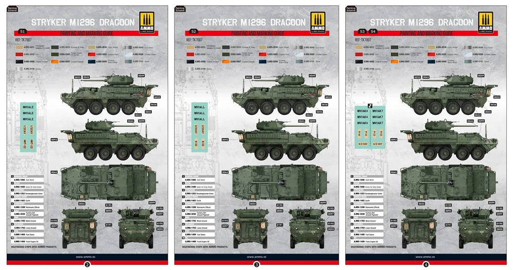 Сборная модель 3R TK7007 1/72 US Stryker M1296 Dragon |