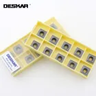 Сверло с ЧПУ, для нержавеющей стали, 10 шт., DESKAR SPMG050204, SPMG06, SPMG07, SPMG09, SPMG110408, LF6018, карбидная вставка для токарного станка