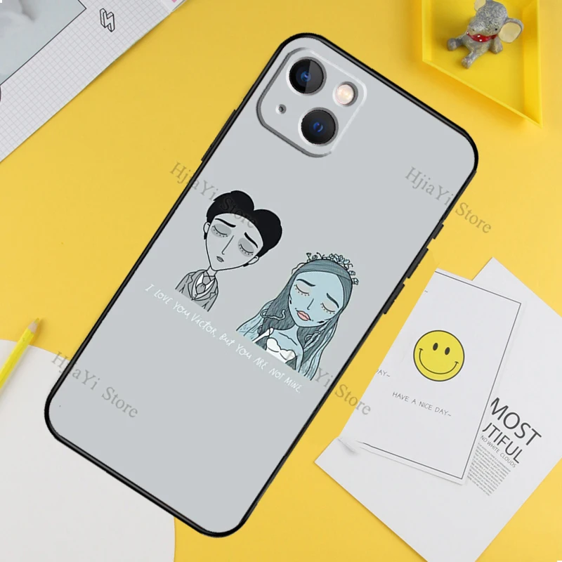 Чехол на тему Хэллоуина с принтом трупа невесты для iPhone 13 12 Mini X XR XS Max чехол Apple 11 14