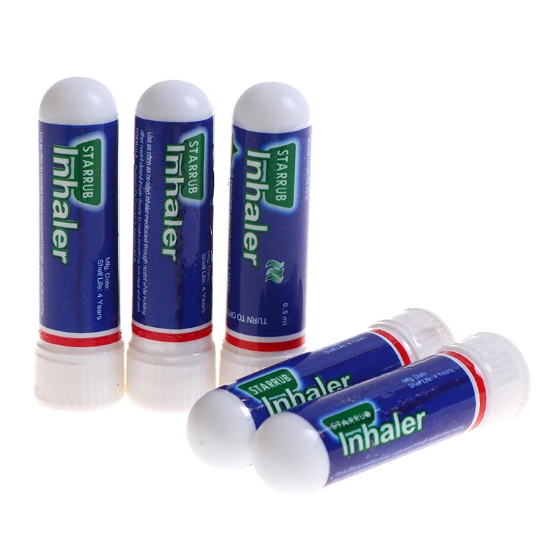 

5pcs Nasal Essential Oils Rhinitis Mint Cream Refresh Nose Cold Cool Chinese Natural Herbal Ointment Nasal Inhaler