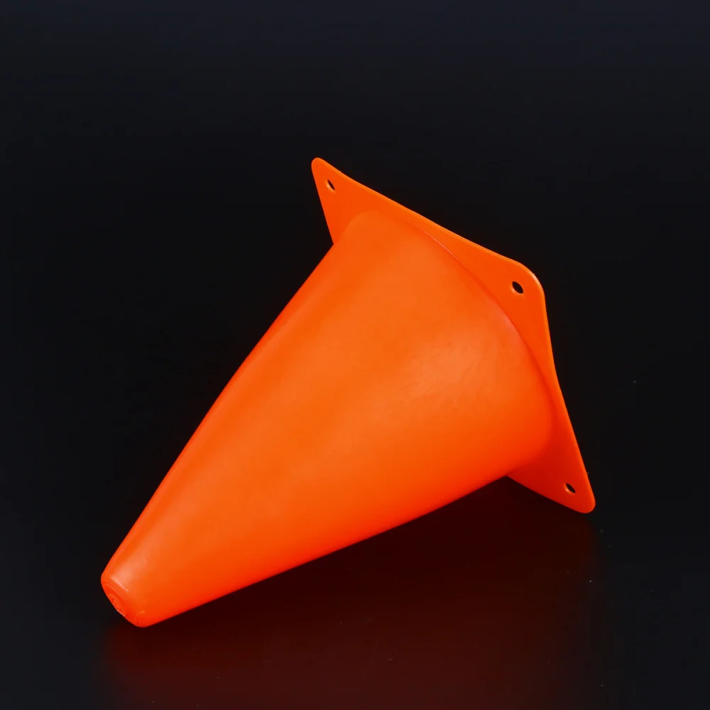

12 PCS Sport Football Soccer Rugby Training Cones Outdoor Sports Obstacles Barriers for Kids Outdoor Gaming and Activity (Orange