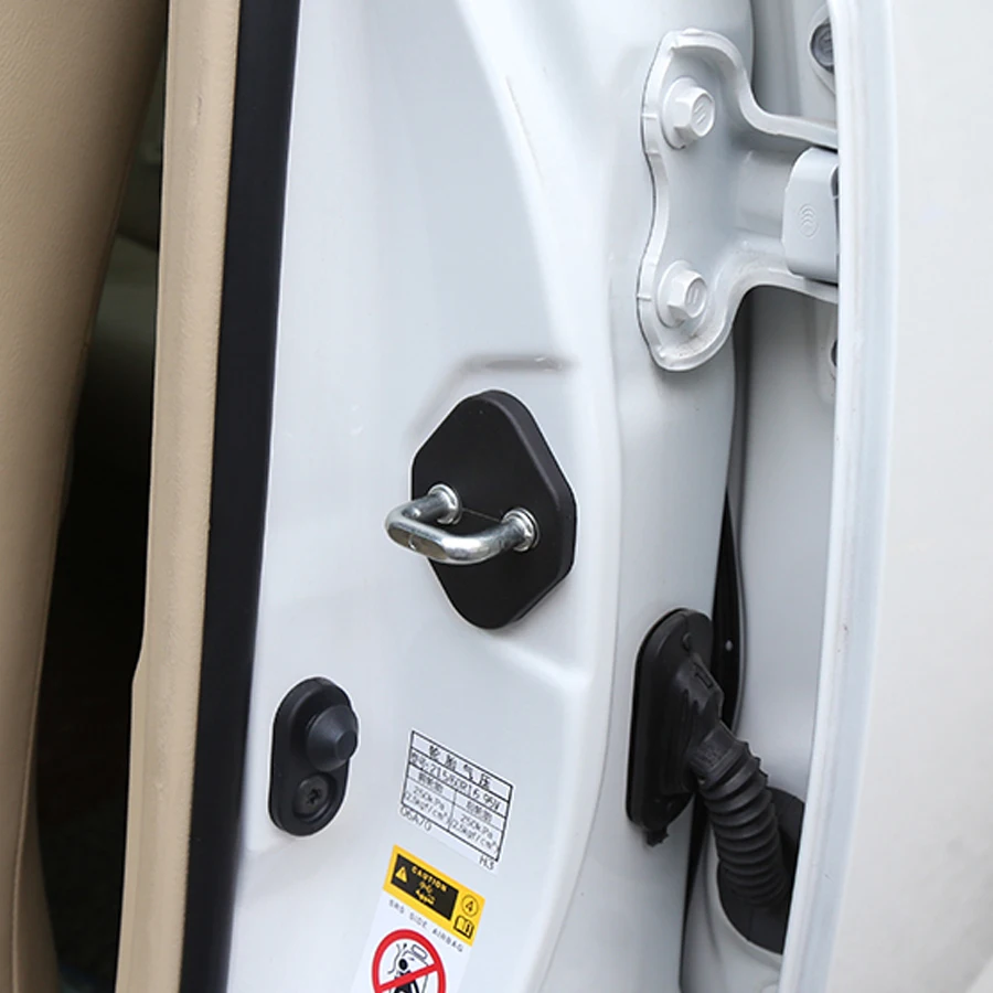 Новый 5D ABS замок двери Пряжка Защитная крышка отделка 4 шт для Hyundai Tucson 2015 2017 2018 2019