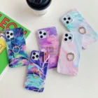 Подходит для Apple мобильный телефон, чехол для Apple 11 Pro Max, чехол для IPhone12, кольцевой кронштейн, лазерный Сращивание, защитный чехол