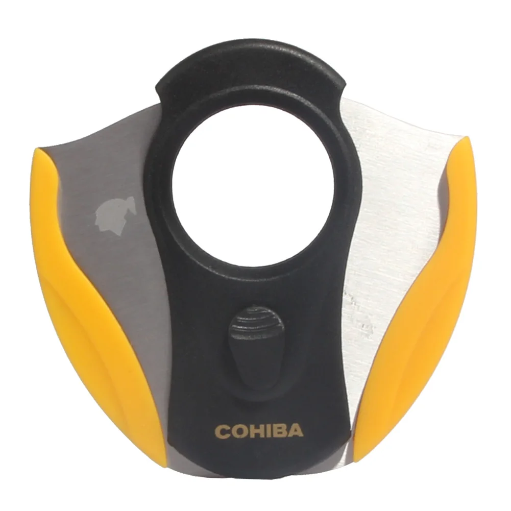 COHIBA резак для сигар лезвия из нержавеющей стали гильотина Портативный нож резки