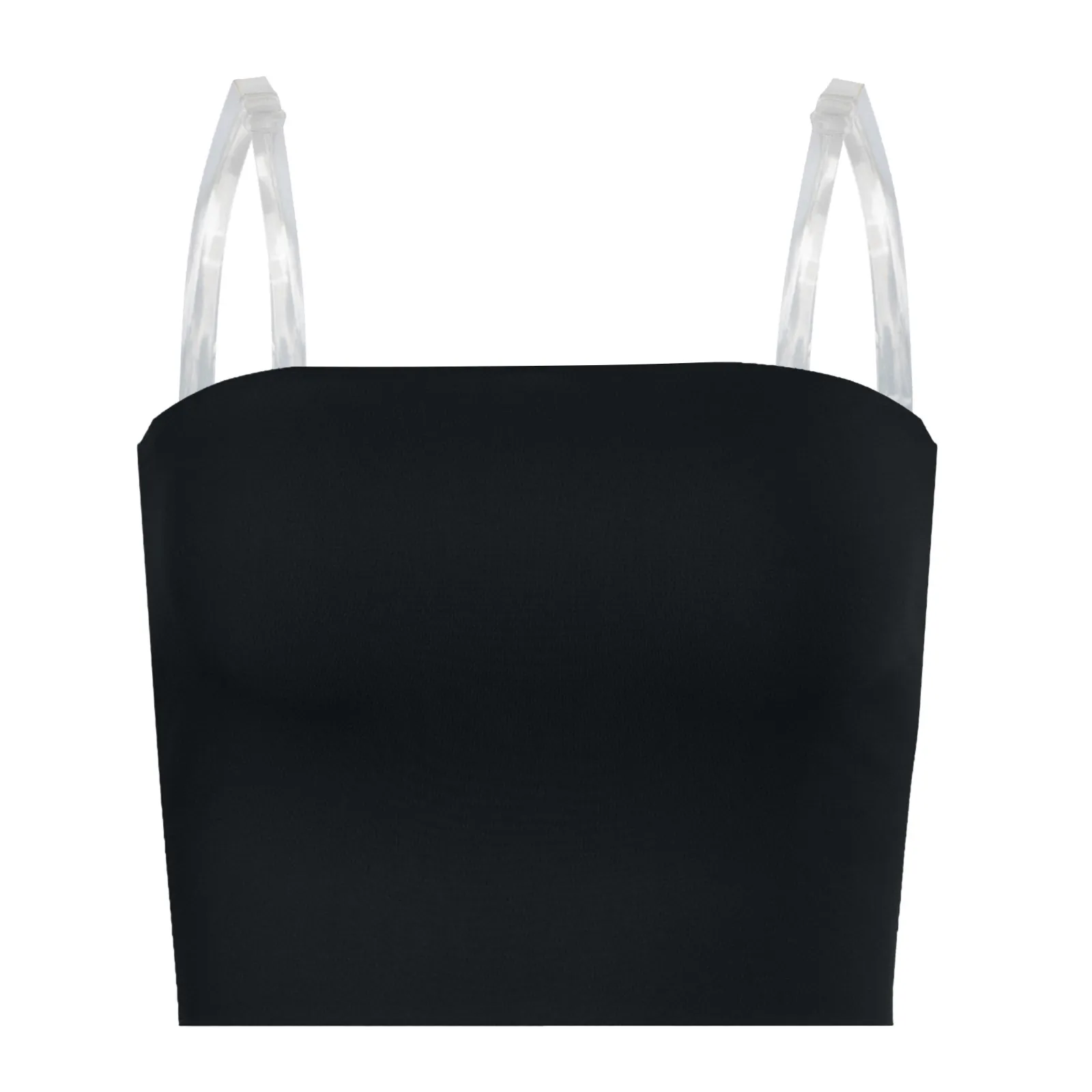 

2020 New Fashion Women Solid Sexy Crop Tops Solid Summer Camis Women Casual Tank Tops Vest Sleeveless Tube Top Blusas