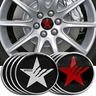 4 шт., 56 мм Эмблема для JEEP Wrangler Jk VW Golf 7 сиденье для Ford аксессуары