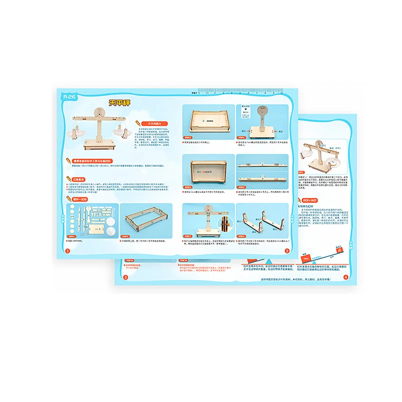 

Wooden Balance Scales Model Kit Children Fun DIY Assembled Physics Math Learning Educational Toy Gift for Stem Students Kids Boy