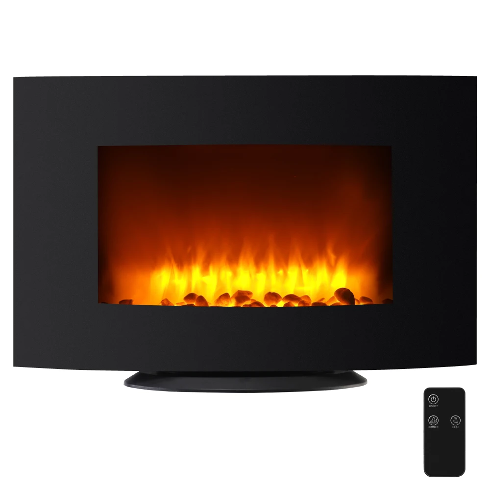36 &quot3D настенный камин с дистанционным управлением Регулируемый Электрический