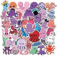 1050pcs funny octopus cartoon stickers kids toy animal decals waterproof sticker for diy laptop luggage bicycle skateboard