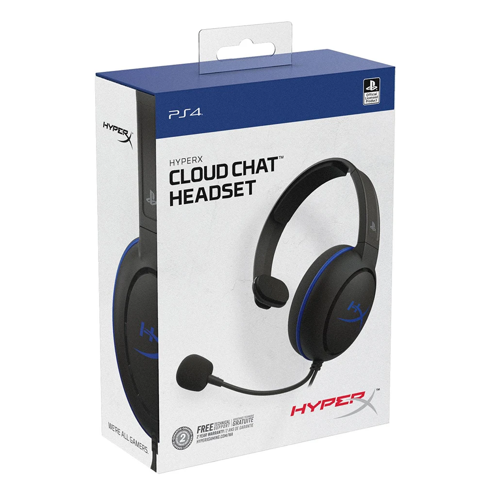 HyperX Cloud Chat гарнитура официальная Playstation Лицензированная для PS4 40 мм драйвер