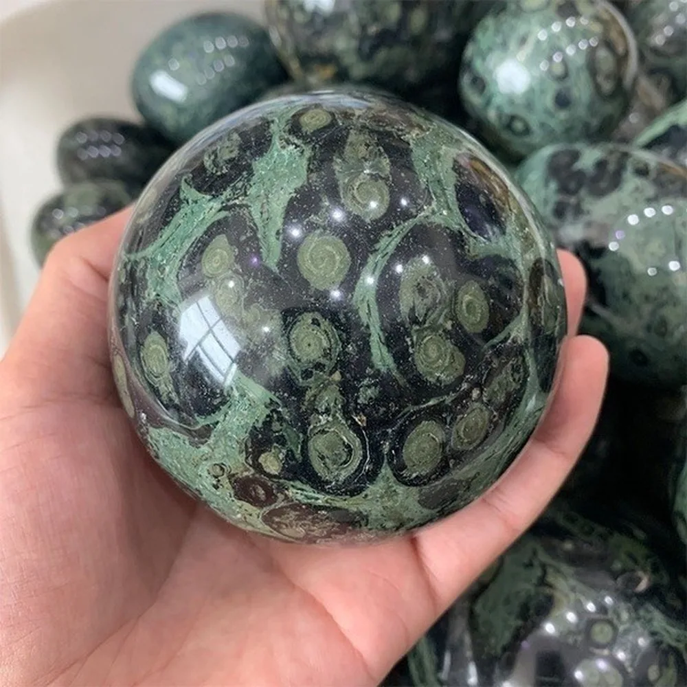 Природный кристалл сфера малахит агат кварцевый шар для исцеления | Дом и сад
