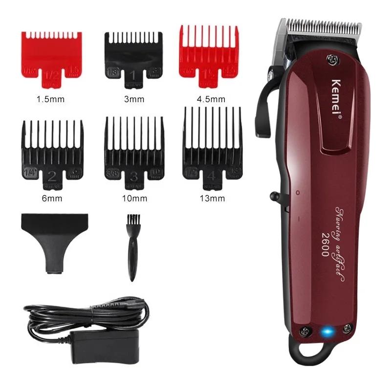 Профессиональная машинка для стрижки волос Kemei электрический триммер мощная