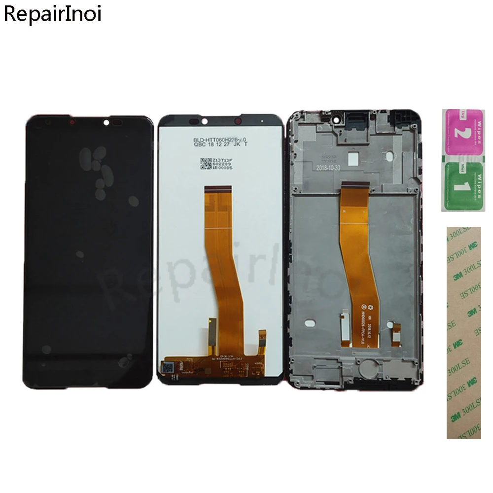 ЖК-дисплей для Wiko Lenny 4 Plus / 5 s сенсорный экран дибюзер Jerry в сборе с рамкой - купить