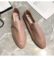 concise loafers women flat shoes soft genuine leather pu moccasins female casual ballet flats slip on ballerina woman chic style