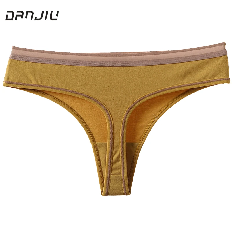 

Женские стринги из шелка тутового шелкопряда, пикантные однотонные дышащие трусики с заниженной талией, Т-образное нижнее белье для женщин