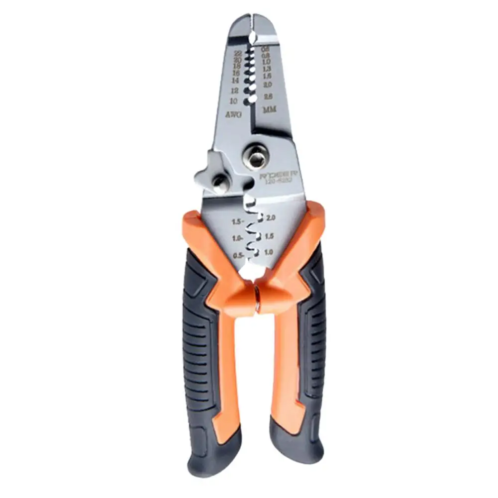 

Automatic Wire Stripper Multifunctional Crimper Stripping Tools Crimping Pliers Integral Heat Treatment Process Hardness HRC55