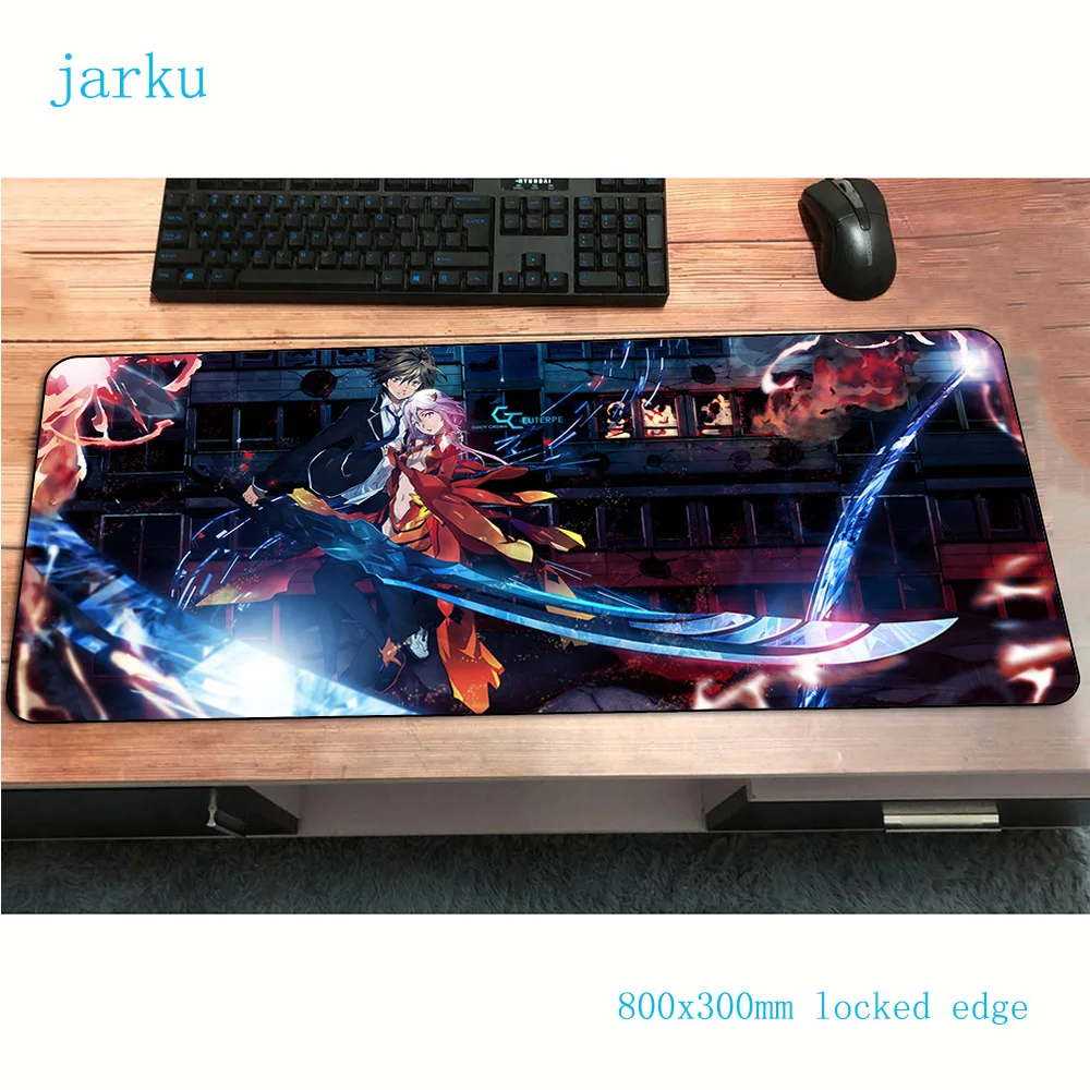 Guilty Crown mats 800x300x3 мм Лидер продаж игровой коврик для мыши с клавиатурой