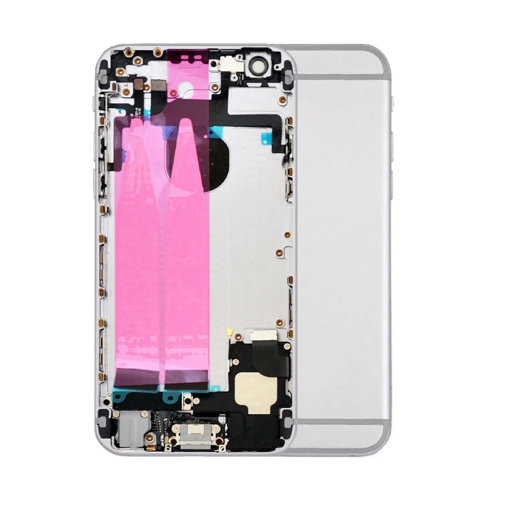 10 шт. полный корпус для iPhone 6 6G 6S Plus Крышка батарейного отсека задняя средняя рамка