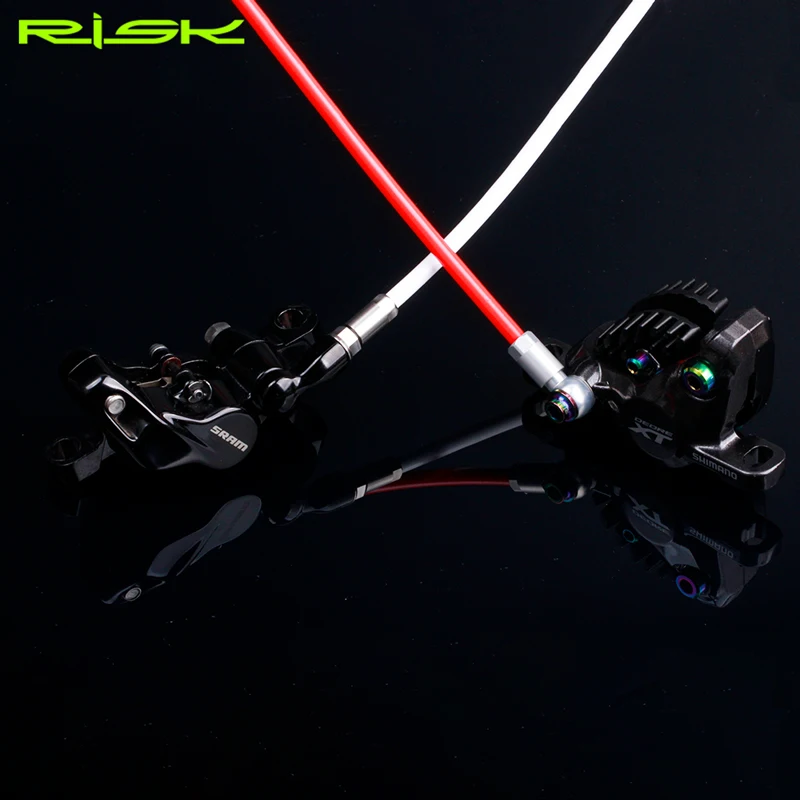 Шланг дисковый для горного велосипеда 5 мм с нейлоновой оплеткой 1/2 м|Кабели и