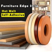 10m 16styles hot melt furniture edge strip pvc protector tape cabinet table wood surface veneer sheets adhesive gap saver
