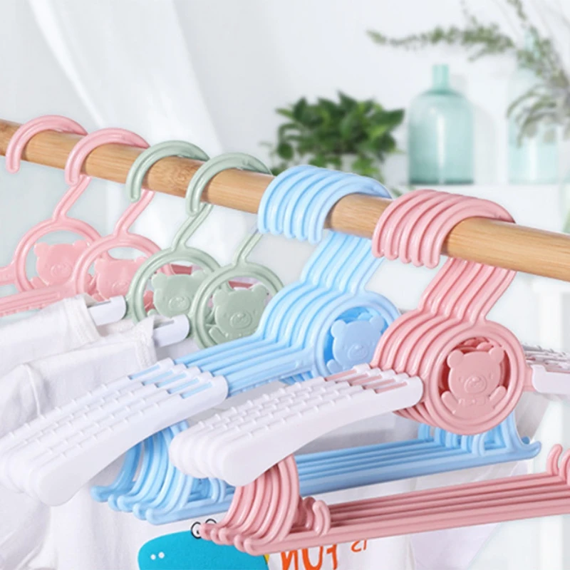 

20Pcs Baby Clothes Hanger Flexible Racks Clothing Display Kids Hangers Unmarked Children Coats Hanger