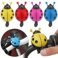 lovely ladybug bicycle bell safety warning kids boys girls handlebar cute beetle horn plastic cycling accessories new kid