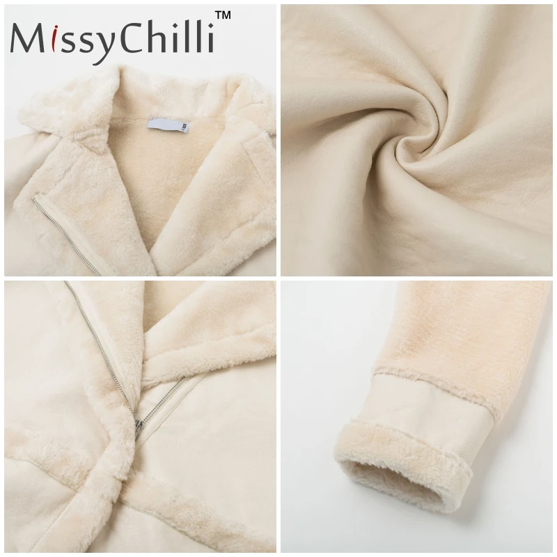 Куртка MissyChilli Женская осенняя теплая из мягкой кожи с искусственным мехом|Куртки - Фото №1