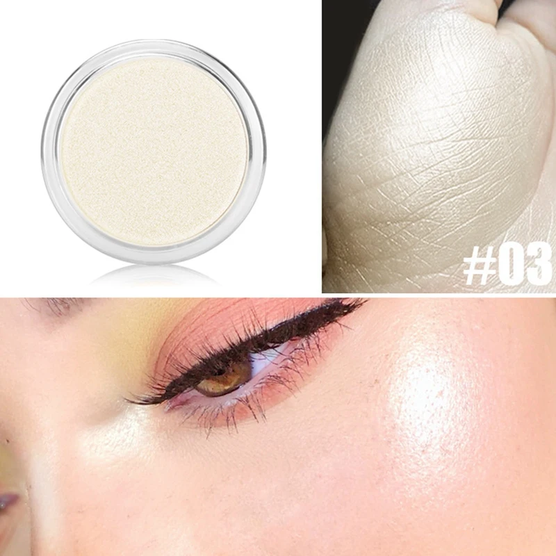 Kiss Beauty светящийся Хайлайтер для лица Крем Палитра Iluminador глаз осветления белый