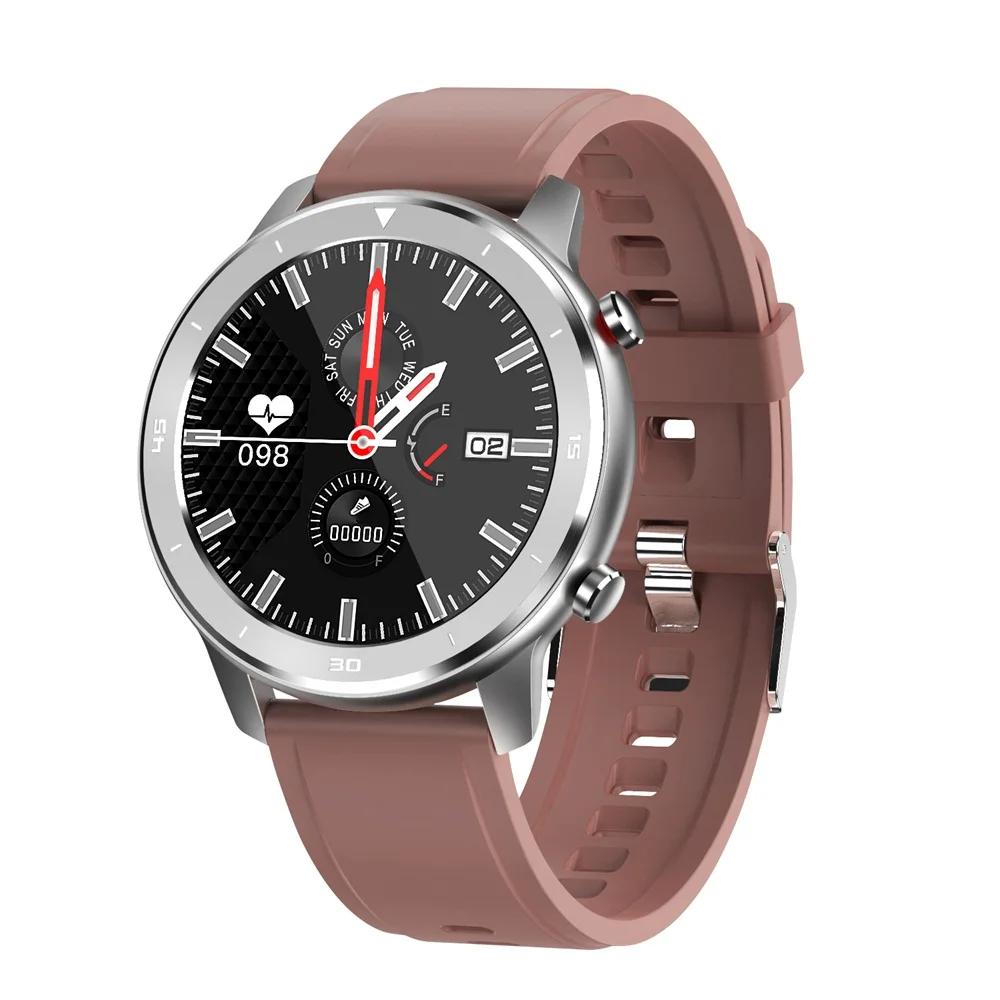 Sliver Light brown Трекер активности Smartwatch ip68 Водонепроницаемый пульсометр кровяное давление монитор сна DT78 спортивные Смарт-часы PK huawei часы GT 2 - Цвет: Sliver Light brown