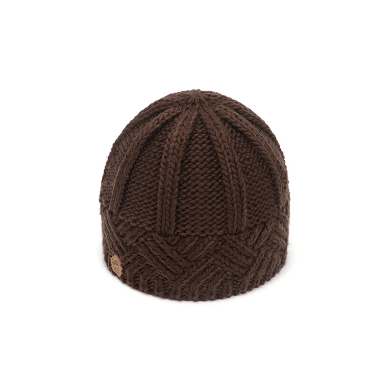 

2020 Lattice Thick Needle Wool Knitted Hat Men And Women Fashion Autumn And Winter Woolen Hat