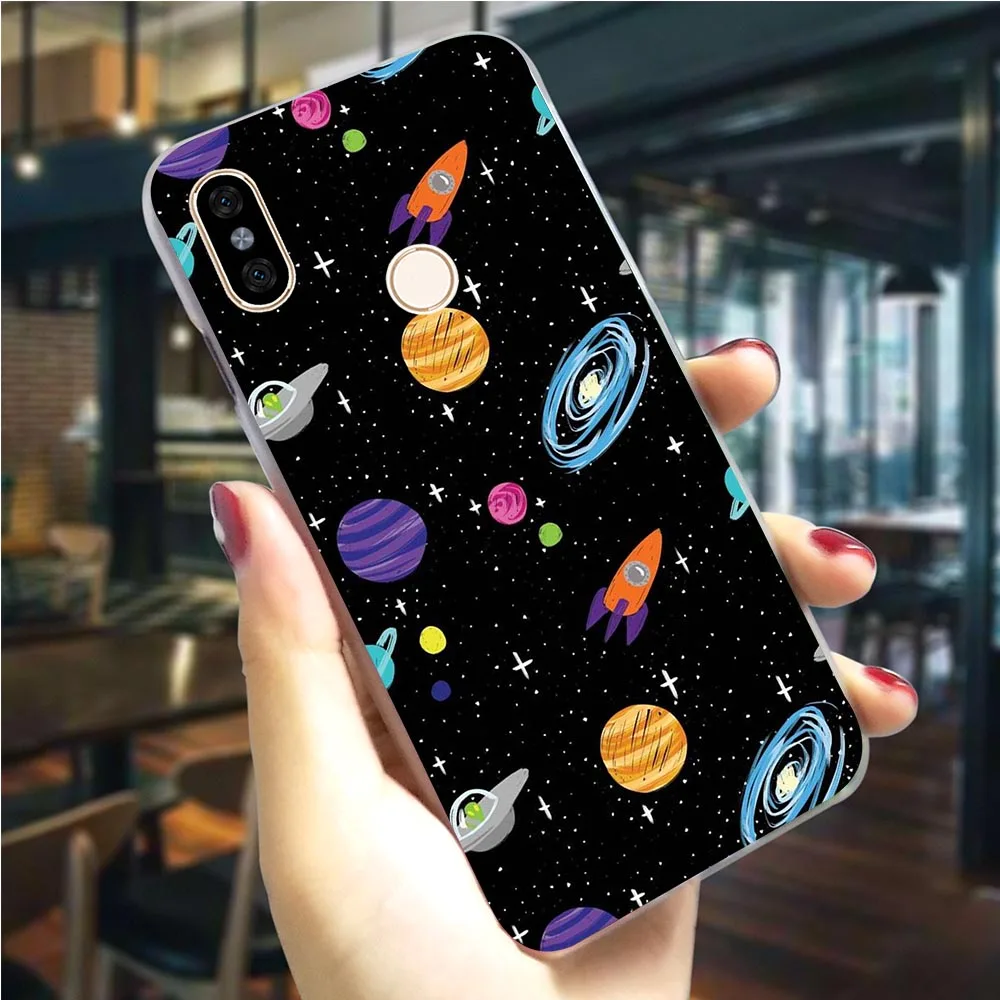 Чехол для телефона Xiaomi Mi 8 Звездная Вселенная чехол A1 A2 Lite 5X 6X 6 9 9se Mix 2S 9T Pro CC9E CC9 A3