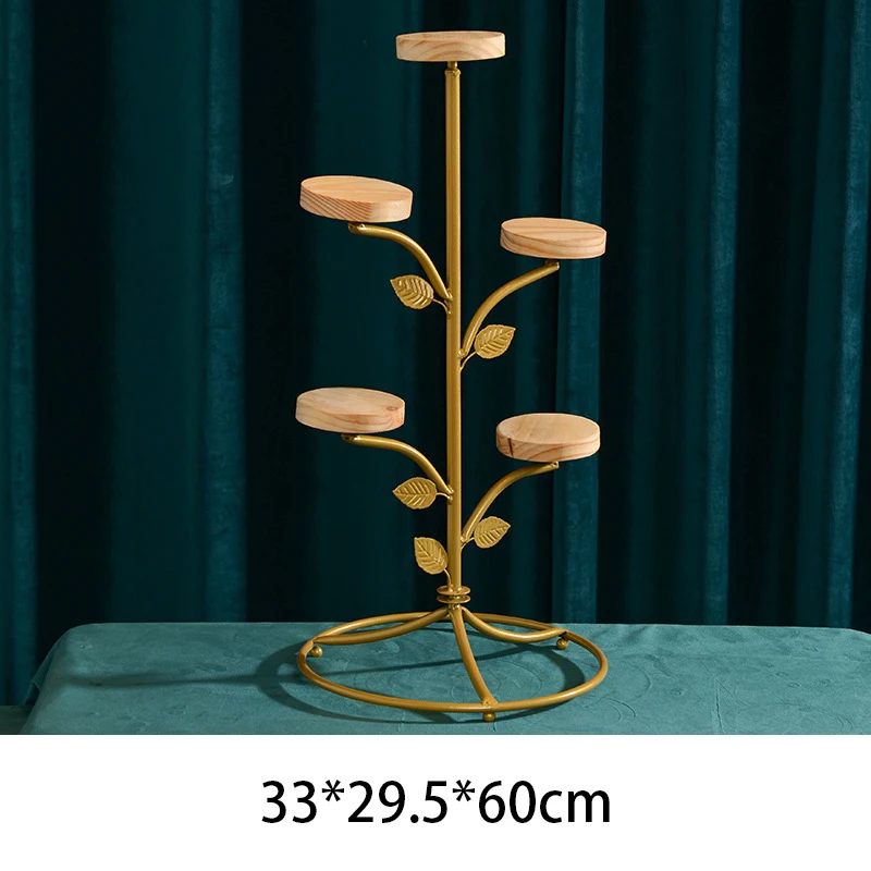

Beautiful Practical Cake Rack Desserts Display Stand Afternoon Tea Wooden Tray Decoration Props Table Wedding Birthday Party