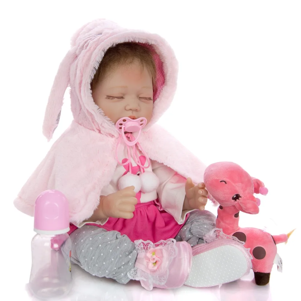 NPK Bebes reborn Мягкие силиконовые куклы для маленьких девочек 22 &quotкуклы