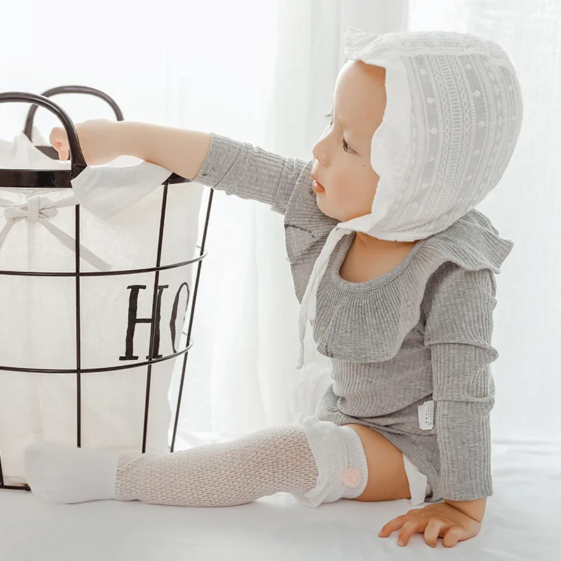 Новинка летние весенние колготки для девочек PPXX кружевные белые принцессы