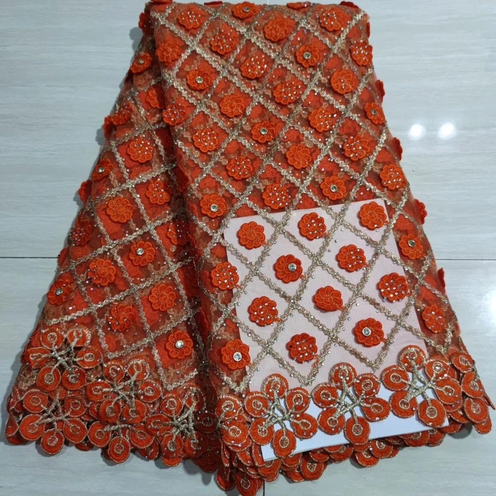 New arrival African Lace Fabric 2020 High Quality French Nigeria Tulle for Wedding Party Swiss Voile Mesh Sew | Дом и сад