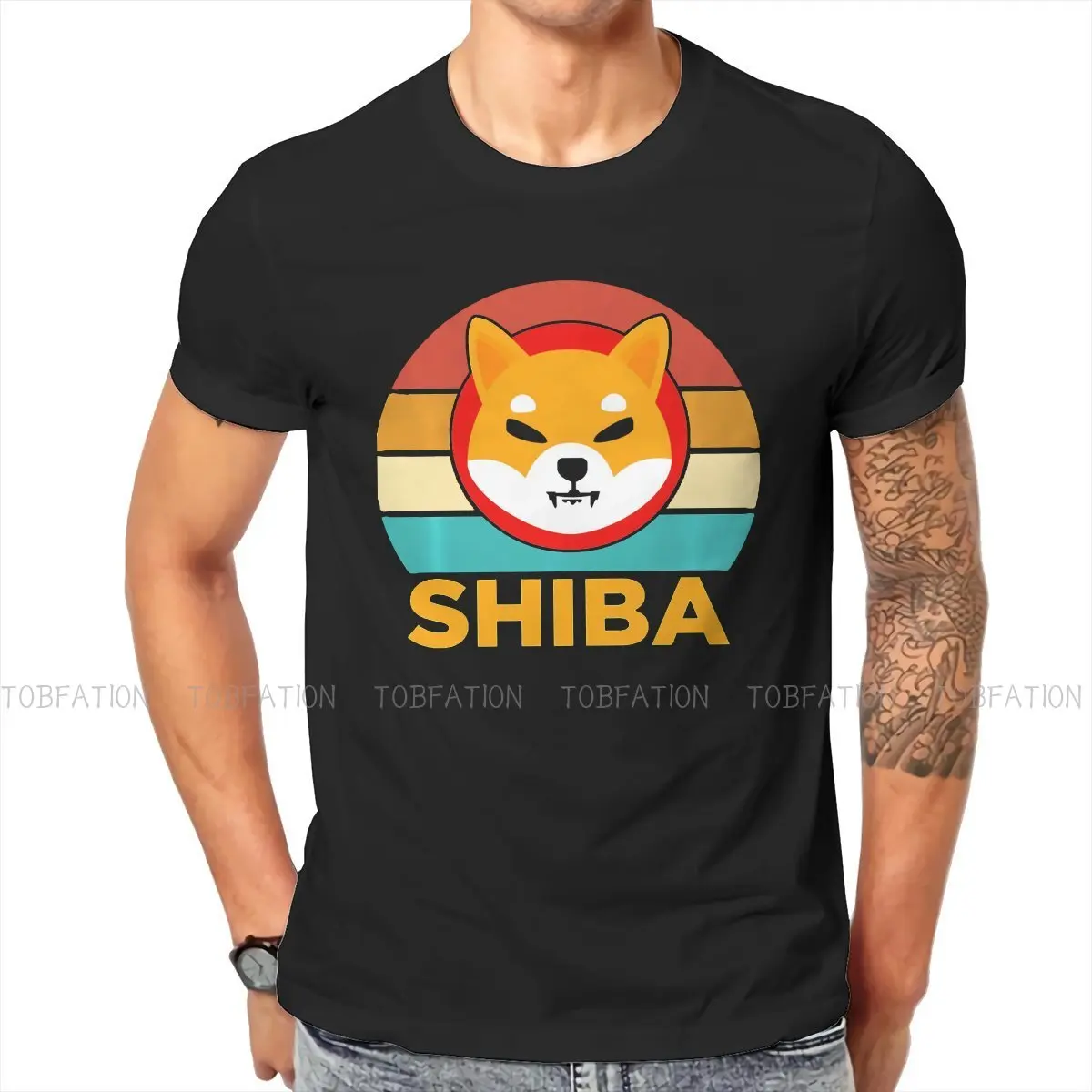 

Crypto Shiba Inu Coin HODL T Shirt Classic Teenager Grunge High Quality Tshirt Large Crewneck Men Clothing