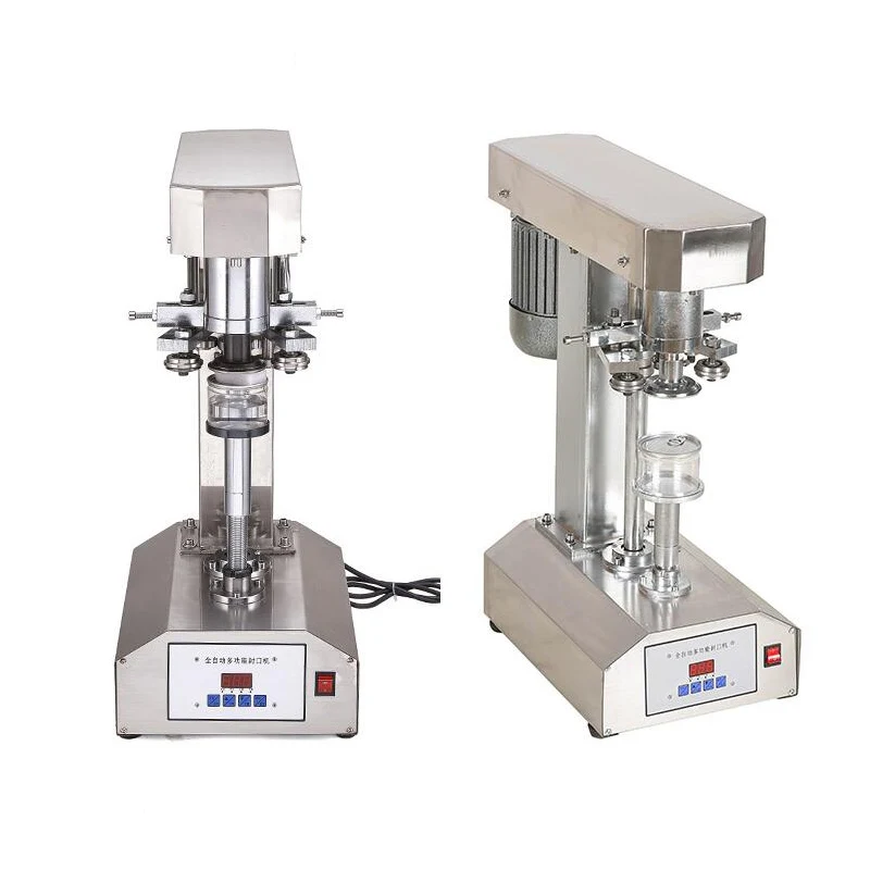 

Automatic stainless steel sealing machine pet plastic cans and can sealing machine electric can sealing machine