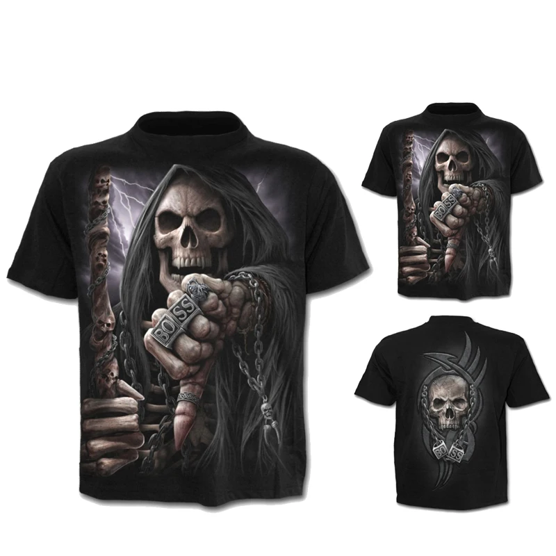 

Men's Summer T-shirt Men's Round Neck 3D Digital Printing Short Sleeve T-shirt