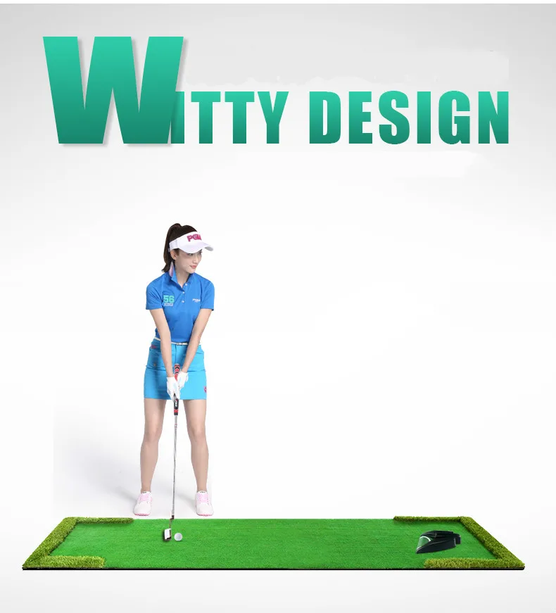 

PGM Golf Green Indoor Golf Articles Push-rod Exercise Blanket Convenient Environmental Golf Articles Gl008