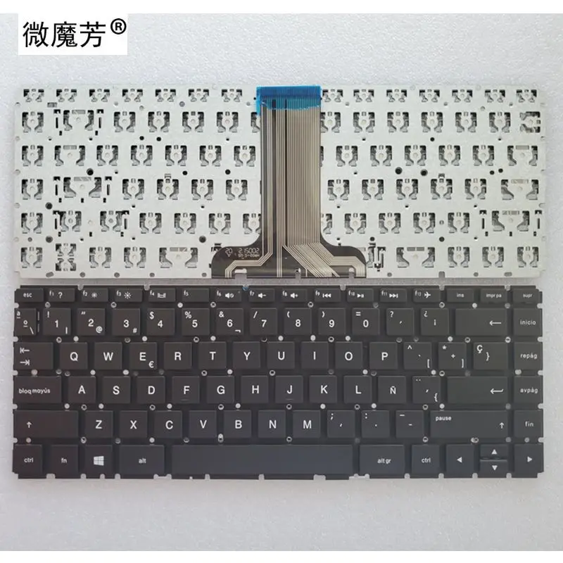 

SP Spanish Layout Keyboard FOR HP Pavilion X360 14T-BA X360 14-BA 14T-BA 14M-BA 14-BS 14-BS057C No Frame