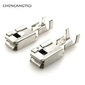 20 шт., автомобильные соединительные клеммы для проводов G211, обжимные свободные контакты, клеммы, предохранители, металлические контакты 6,3 мм для автомобильного разъема