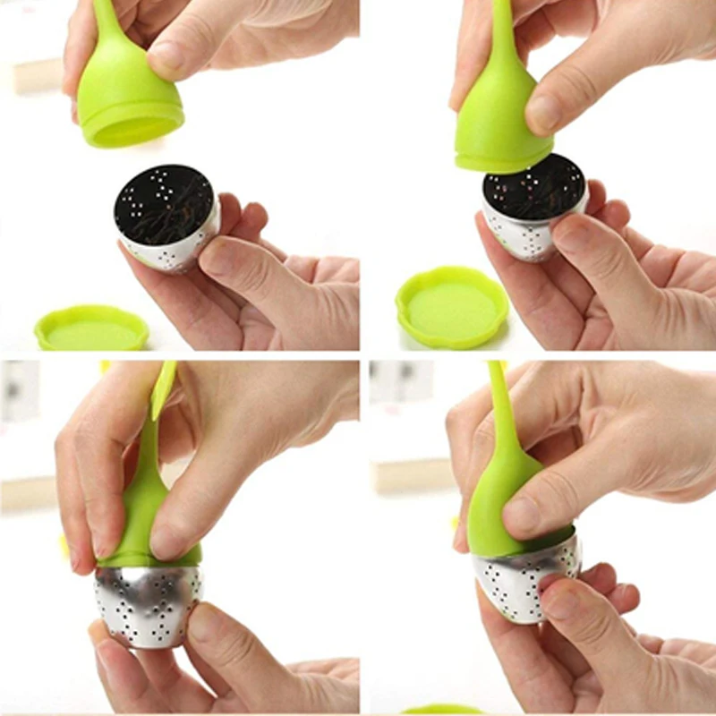 Многоразовый ситечко для заварки чая чайных шариков резиновый лист пивоварения